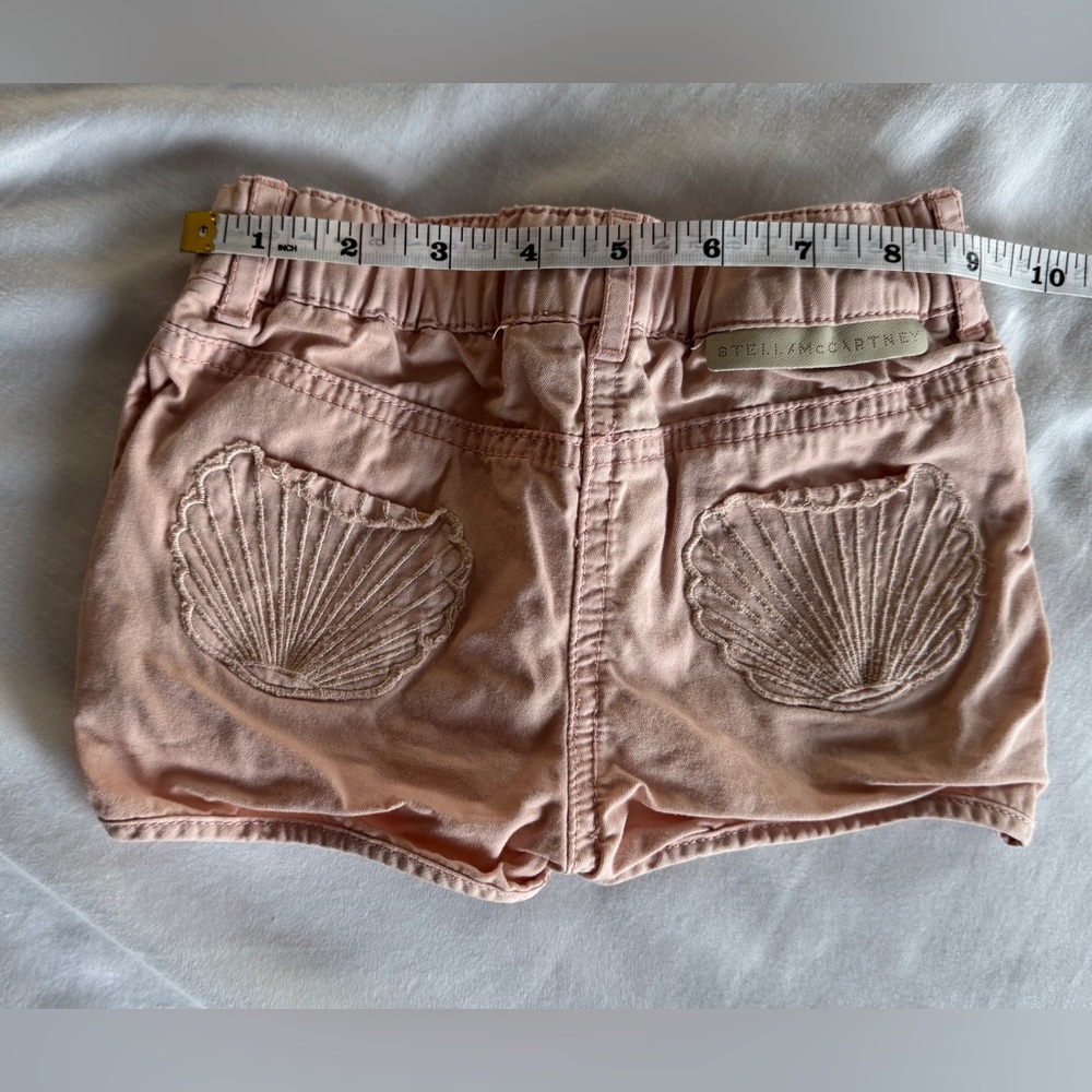 Stella McCartney Baby Girl Knit Cotton Shorts – Size 18 Months (Dusty Pink) - Picture 9 of 10